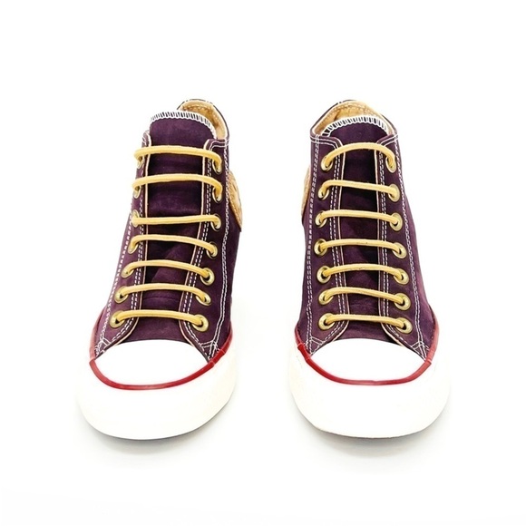 Converse Sneaker Lux Mid Hidden Wedge Heel Purple Women’s CTAS  Size 7 Like New - Picture 3 of 11